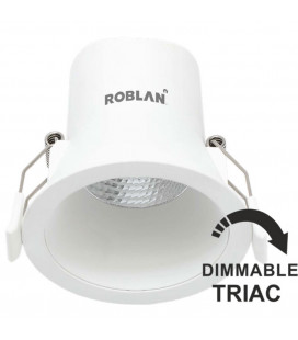 Downlight LED ALL IN 6W dimmable TRIAC de Roblan