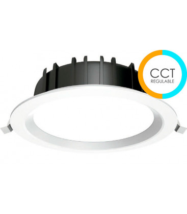 Downlight LED IOT CCT 24W regulable de Roblan