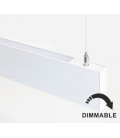 Hanging lamp DUAL LED 24+28W by Beneito Faure