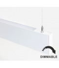 Hanging lamp DUAL 36+42W by Beneito Faure