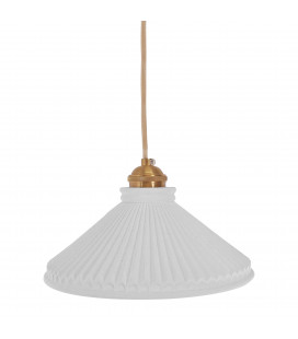 Lámpara de techo de yeso color blanco 23cm - ELENA