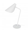 Lámpara de mesa de metal blanco - LISBOA