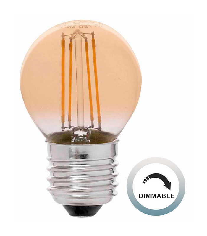 Bombilla Vela LED Regulable E14 (6W). Cristalrecord 