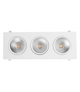 Downlight triple orientable OLLO LED 60W de Roblan