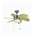 Fan with light Palao 81 6 cm diameter blade 1 X E14 40W of Faro Barcelona