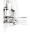 Ventilador sin luz Eterfan diámetro 128cm Cristal Borosilicato 3 Palas de Faro