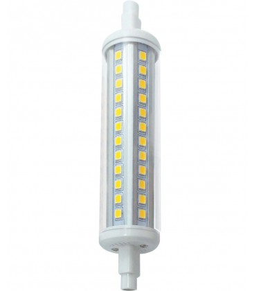 Lámpara LED R7S 118mm tubular 10W optica 360º de Roblan