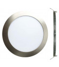 Downlight 18w Led round ring white or silver of Roblan