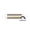 LINEAL TUBULAR 9W R7S 118mm 220-240V 360º DIMMABLE LED