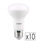 Pack 10 LED bulb R63 8W by Roblan