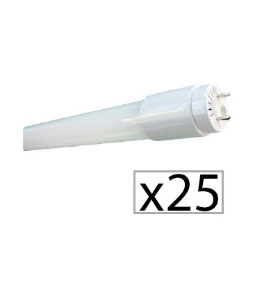 Pack 25 LED tube CRISTAL 60cm 9W de Roblan