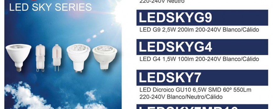 Nueva gama de lámparas LED de Roblán