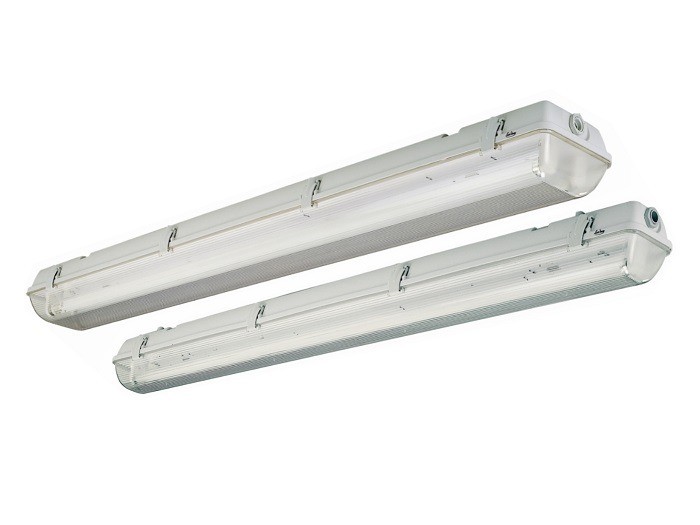 Pantalla estanca para un tubo LED de Roblan