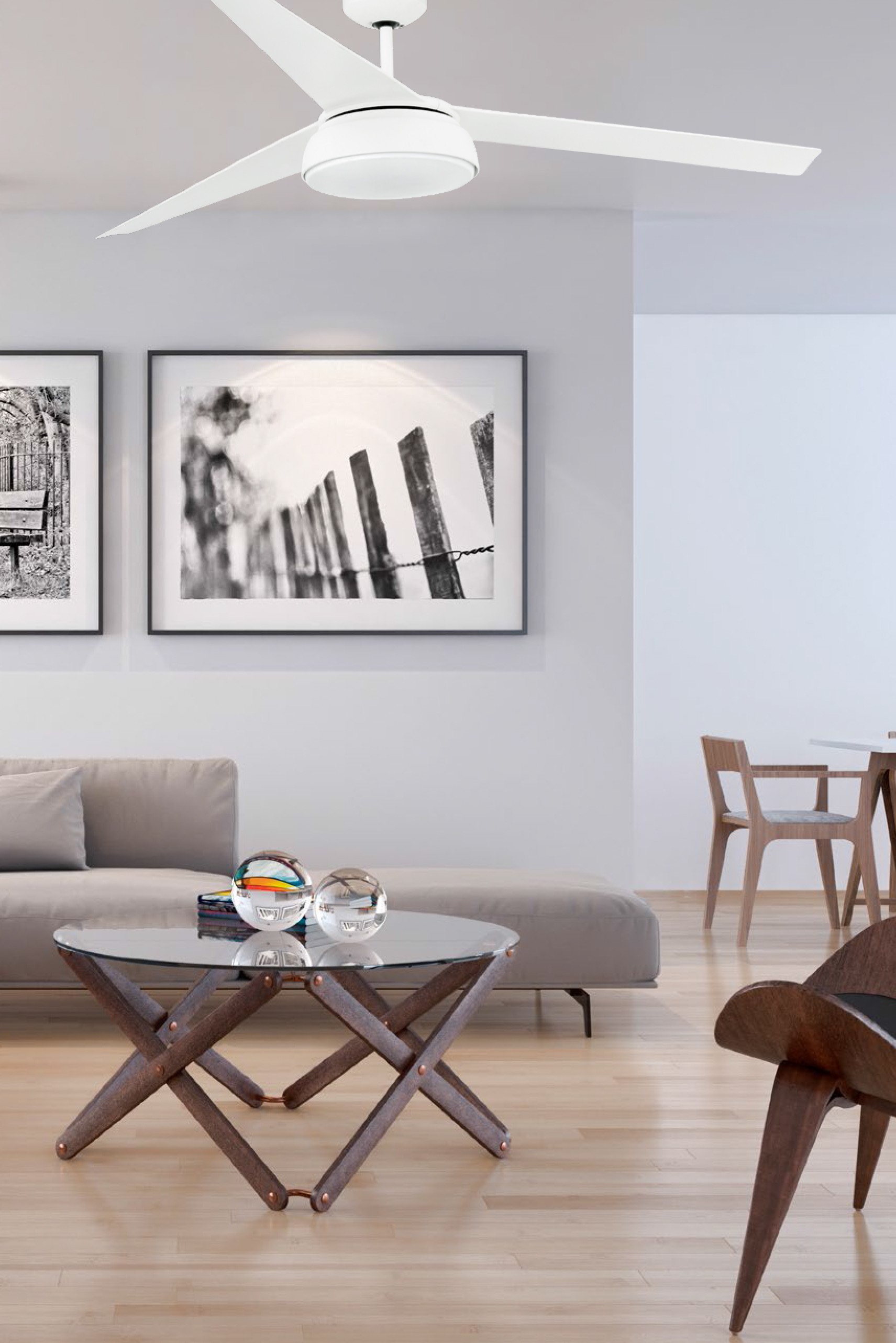 Ventilador con luz VULCANO de Faro