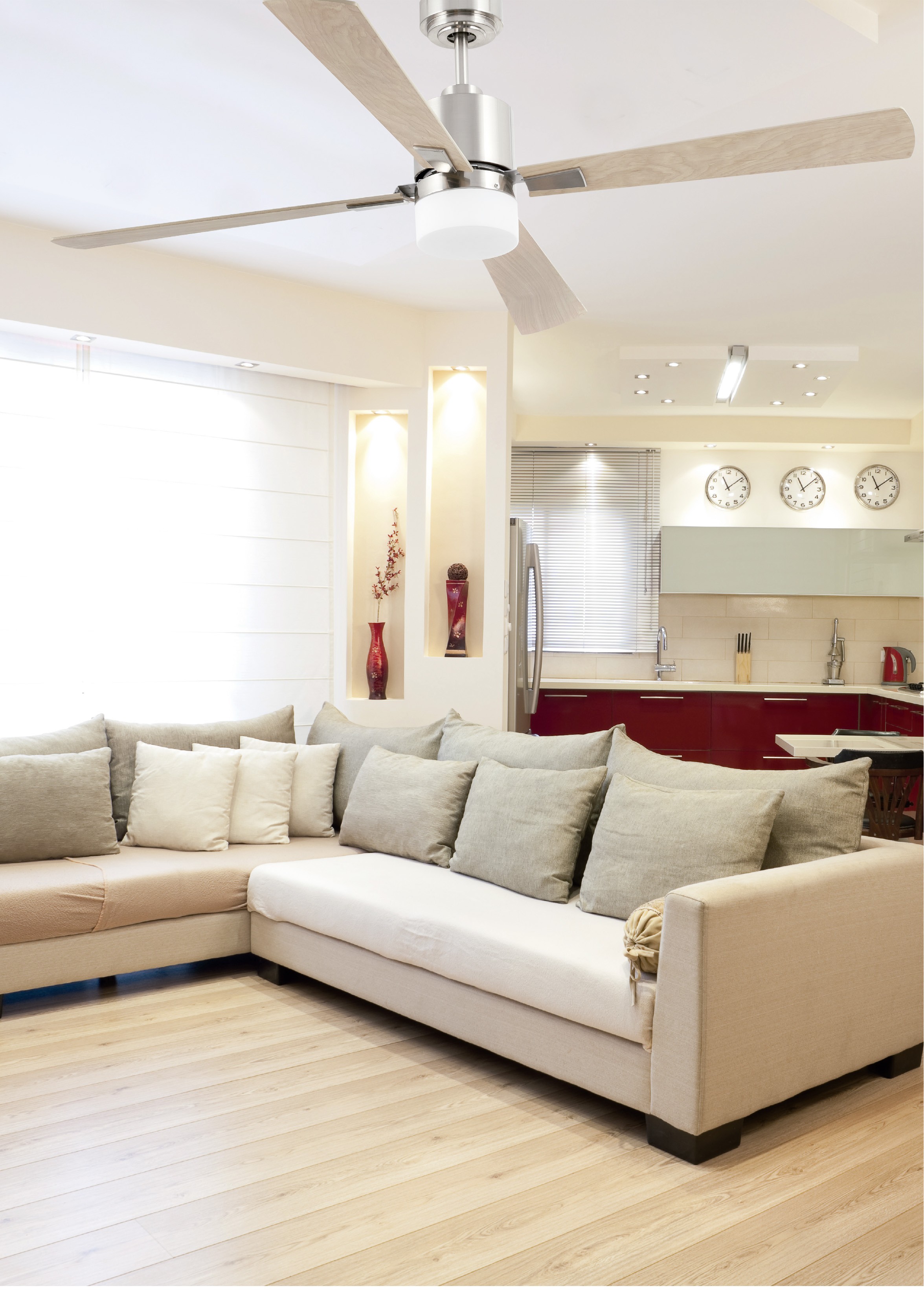 Ventilador con luz PALK de Faro