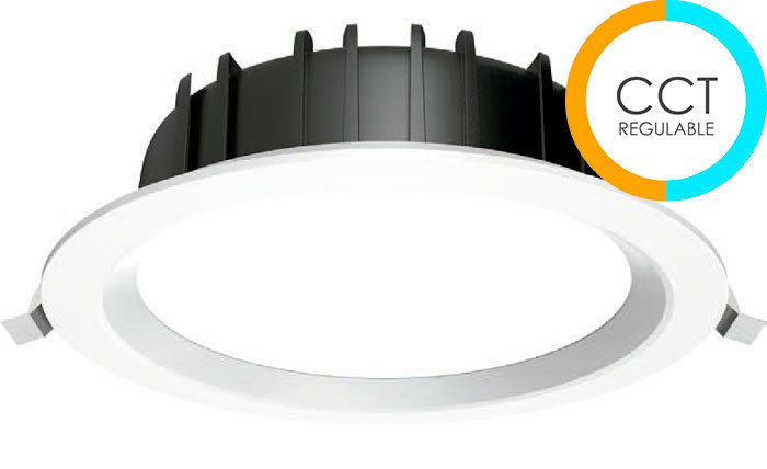 Downlight LED IOT CCT 24W regulable de Roblan