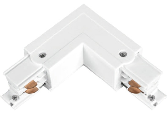 Conector en L para carril trifásico de Roblan