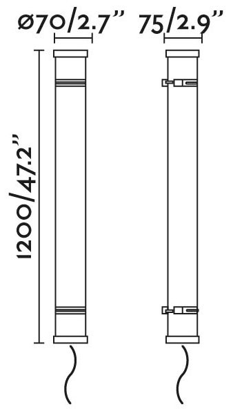 Aplique SCUBA 20W de Faro Barcelona