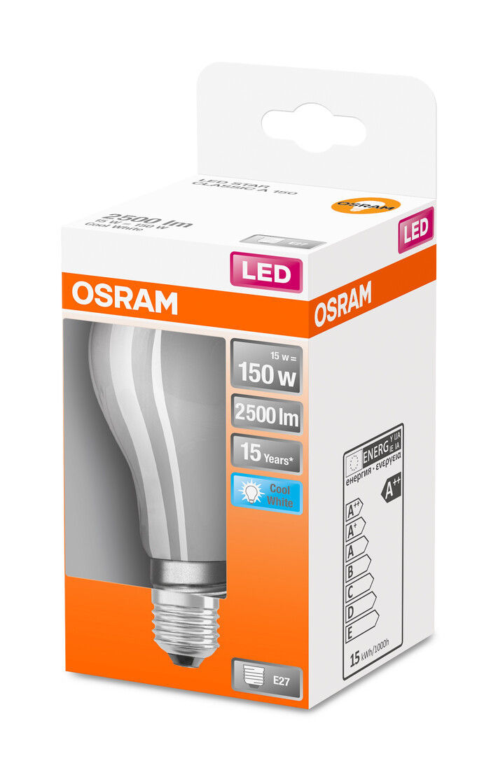 305038 LAMPARA STANDARD FIL LED MATE E27 16W 4000K RETROFIT OSRAM