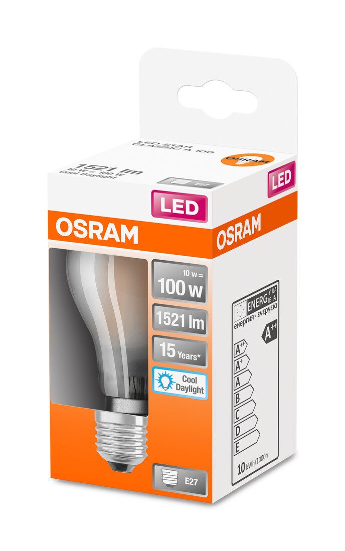 435445 LAMPARA STANDARD FIL LED MATE E27 10W 6500K RETROFIT OSRAM