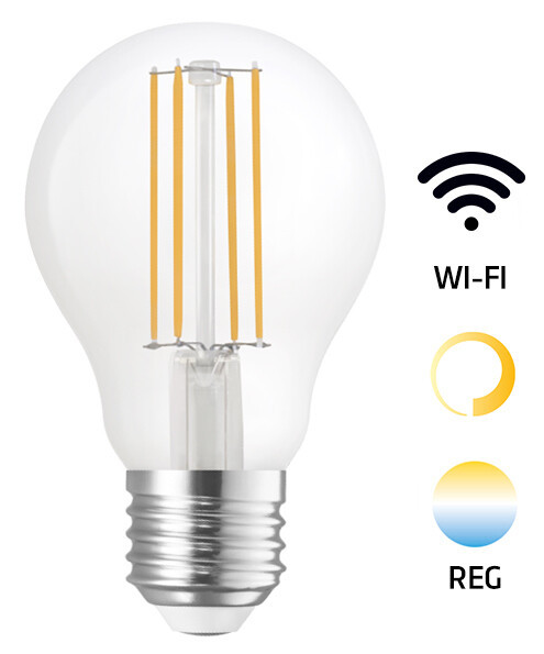 WOJ14418 LAMPARA STANDARD LED CLARA 5W E27 SMART REG SPECTRUM