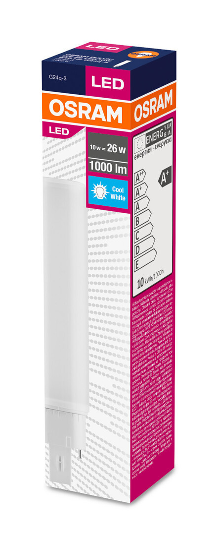 559196 LAMPARA PL DULUX D/E LED HF 10W G24q-3 4000
