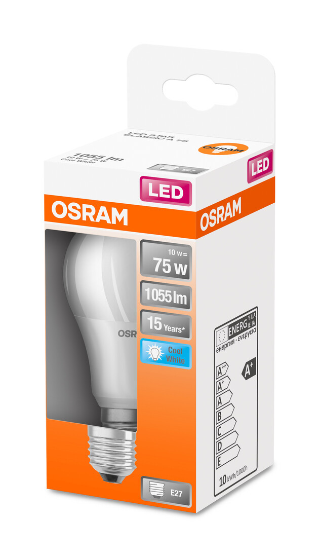 304215 LAMPARA STANDARD LED E27 10W 4000K STAR OSRAM