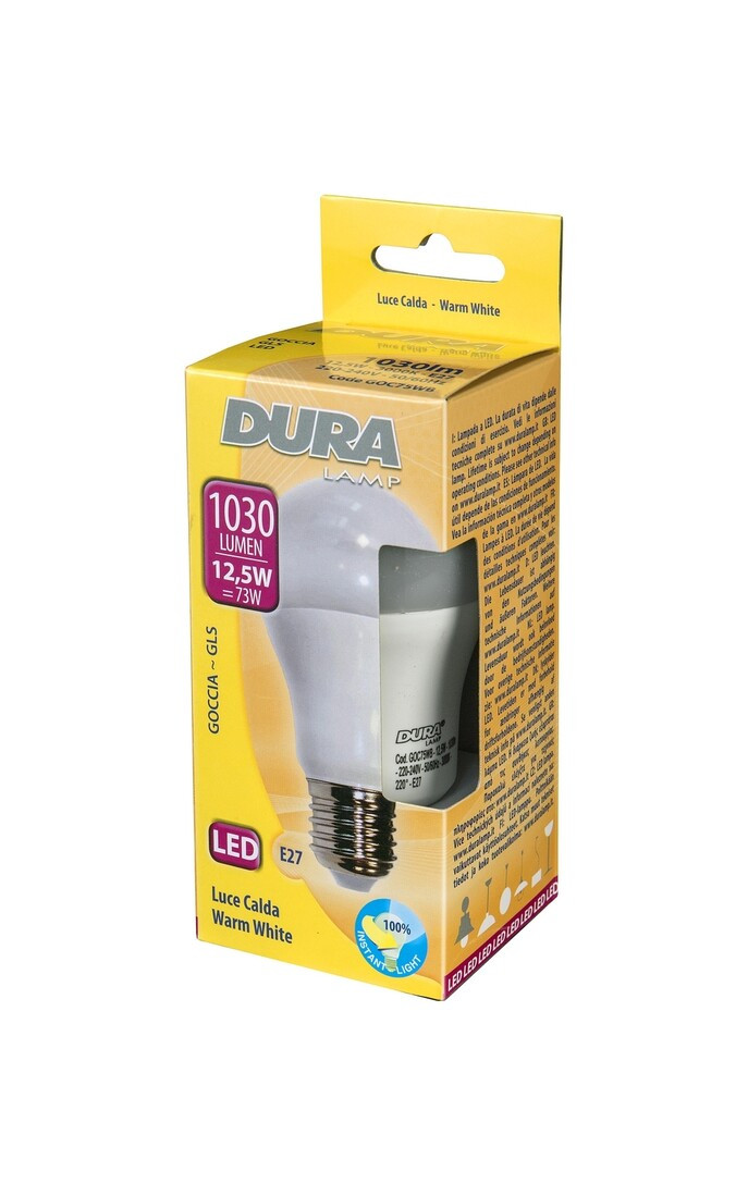 GOC75WB LAMPARA STANDARD LED E27 12,5W 3000K DURAL