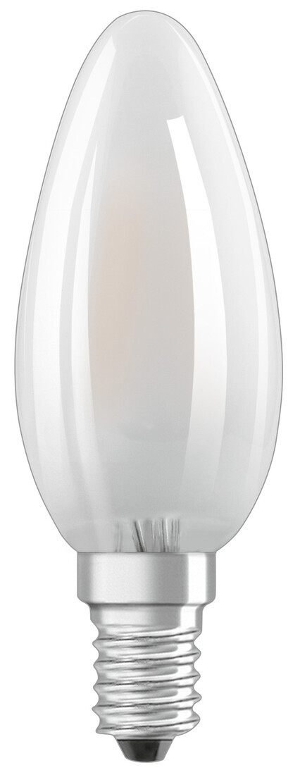 815032 BL LAMPARA VELA FIL LED MATE E14 4W 6500K