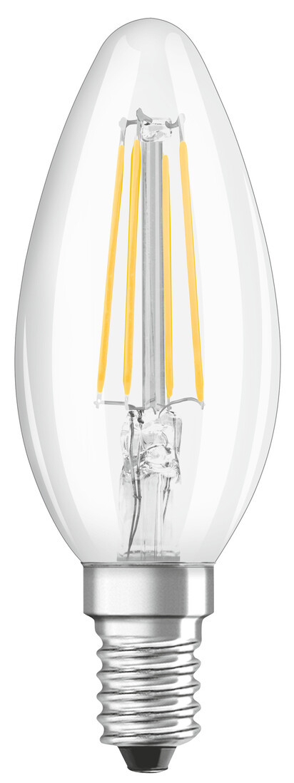 466135 LAMPARA VELA FIL LED E14 4,5W 6500K RETROFIT OSRAM