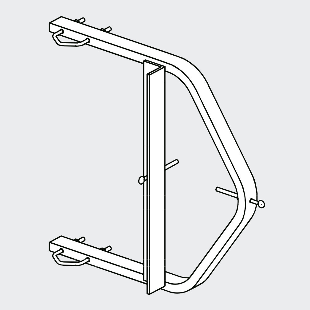 2415 SOPORTE CHIMENEA TUBULAR TELEVES