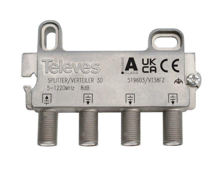 519603 REPARTIDOR 3 DIRECCIONES 8dB TELEVES