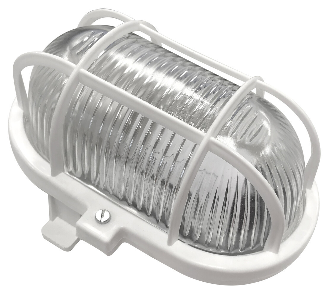 7004B APLIQUE ESTANCO OVAL BLANCO E27 FENOPLASTICA