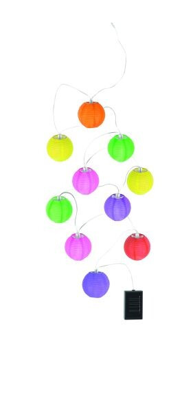 33971 3m GUIRNALDA SOLAR 10 BOLAS COLORES IP44 GLOBO