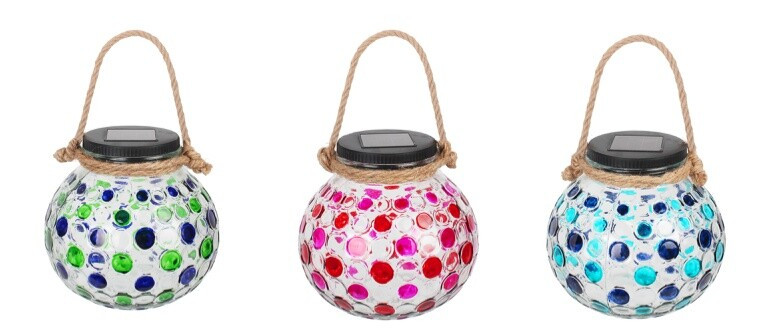 G28 BOTE VIDRIO SOLAR DECORATIVO FRIO EFECTO 3D SURTIDO GALIX