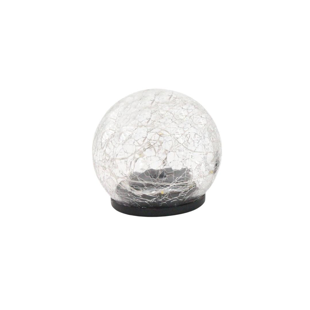 G2011/10 LAMPARA GLOBO SOLAR CRISTAL 10cm GALIX