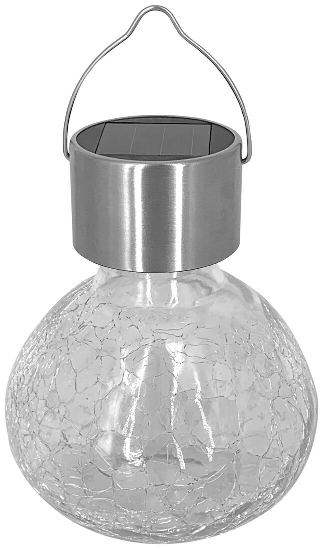 G2201 LAMPARA SOLAR BOMBILLA INOX GALIX