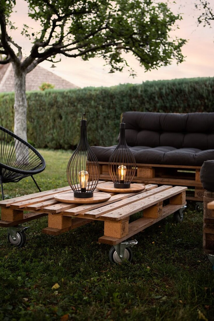 G2314 LAMPARA SOLAR JAULA OVALDA METALICA GALIX