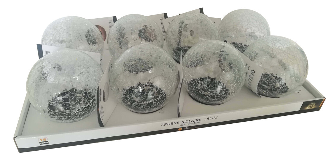 G2011/15 LAMPARA SOLAR BOMBILLA COLGANTE 15cm GALIX