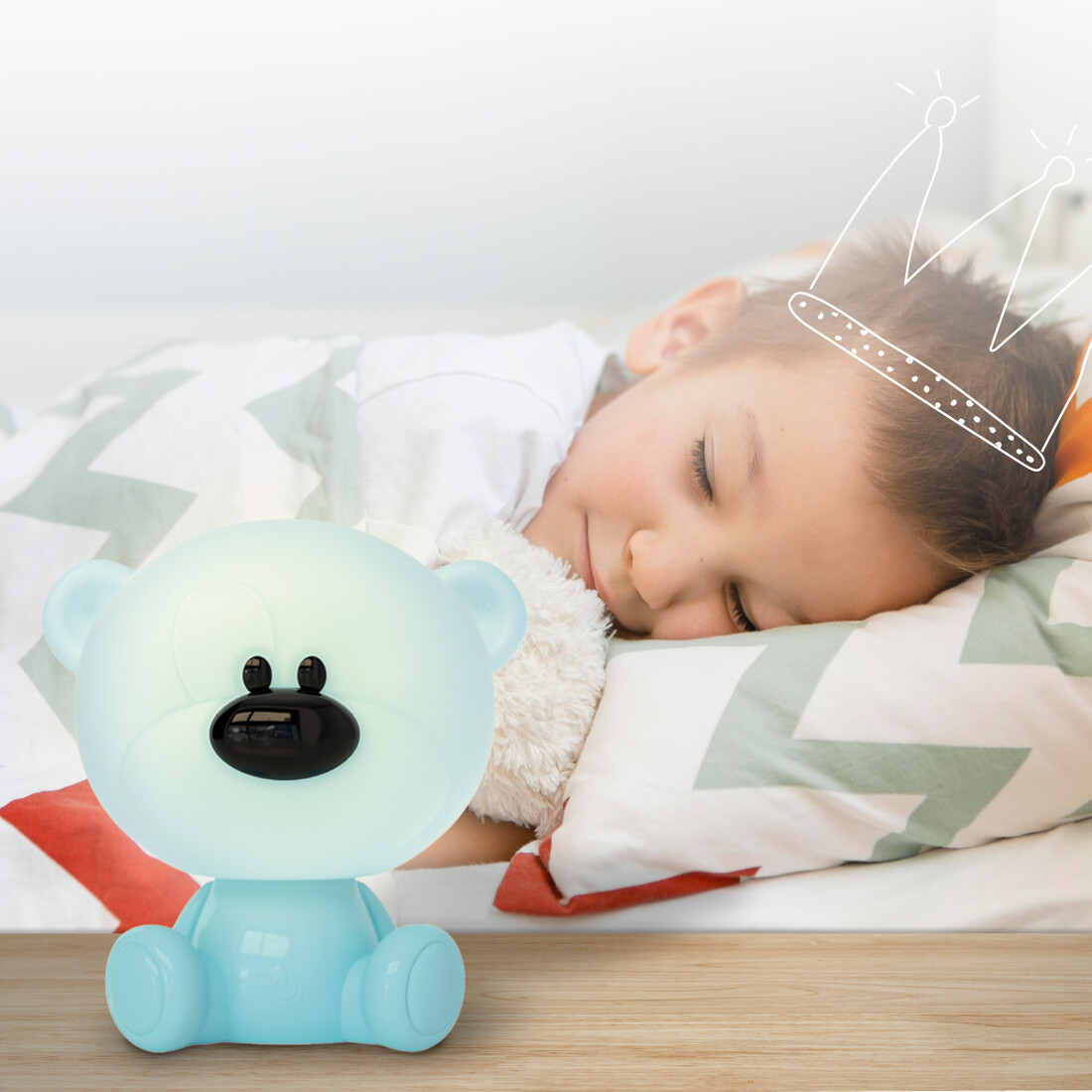 202805008 LAMPARA LED INFANTIL OSITO AZUL 2,5W GSC