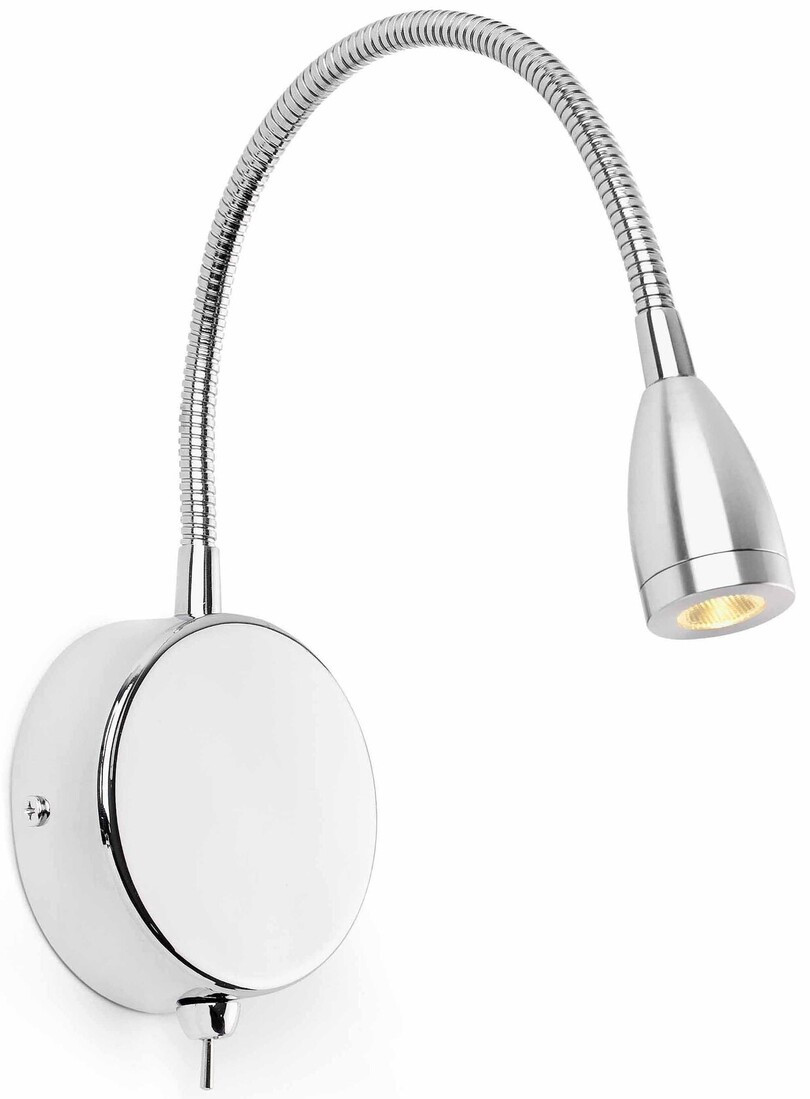 40994 APLIQUE LED LECTOR ARTICULADO CROMO 3W 3000K