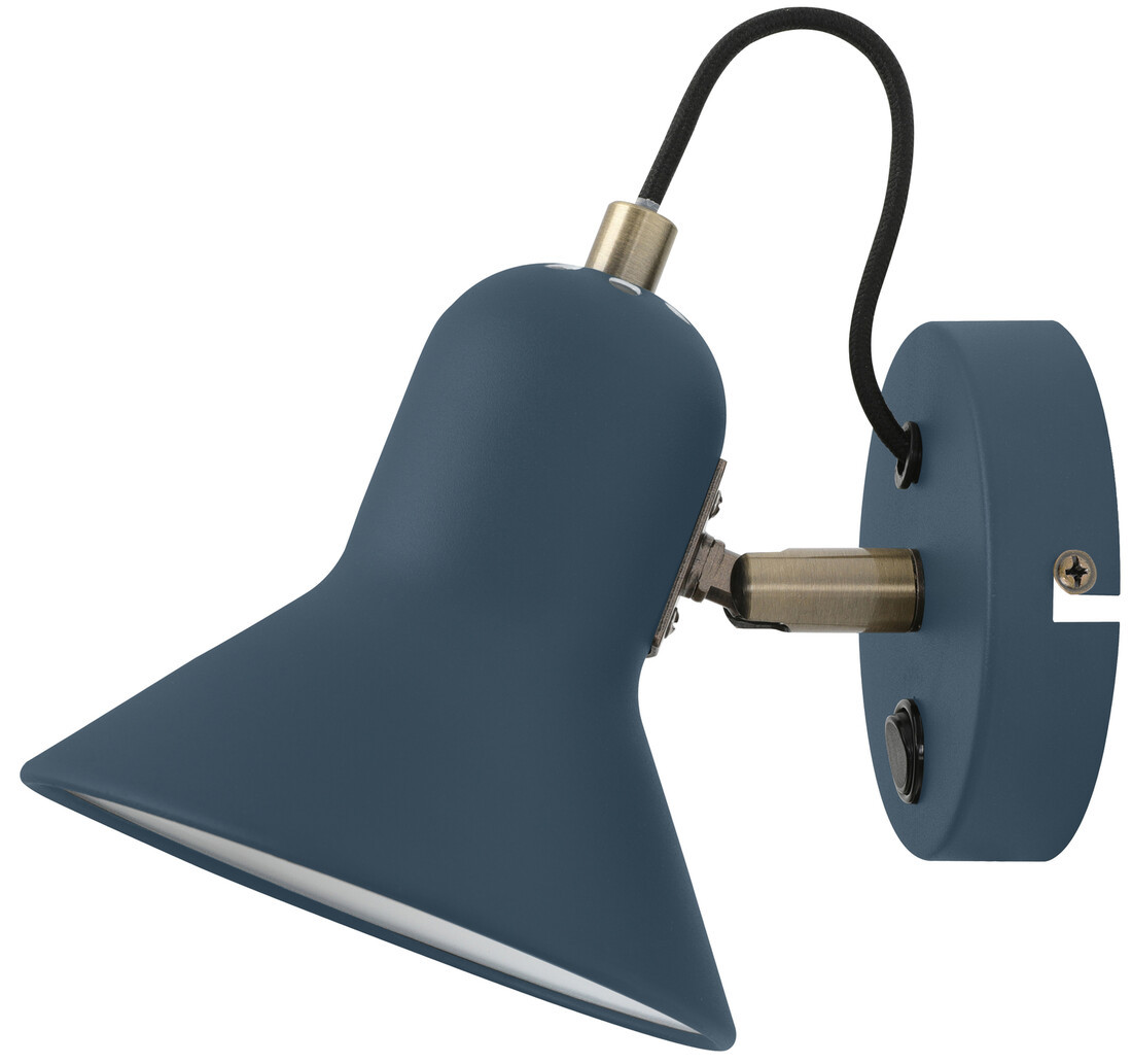 2070911-AZ APLIQUE DE PARED AZUL BOSTON E27 F-BRI