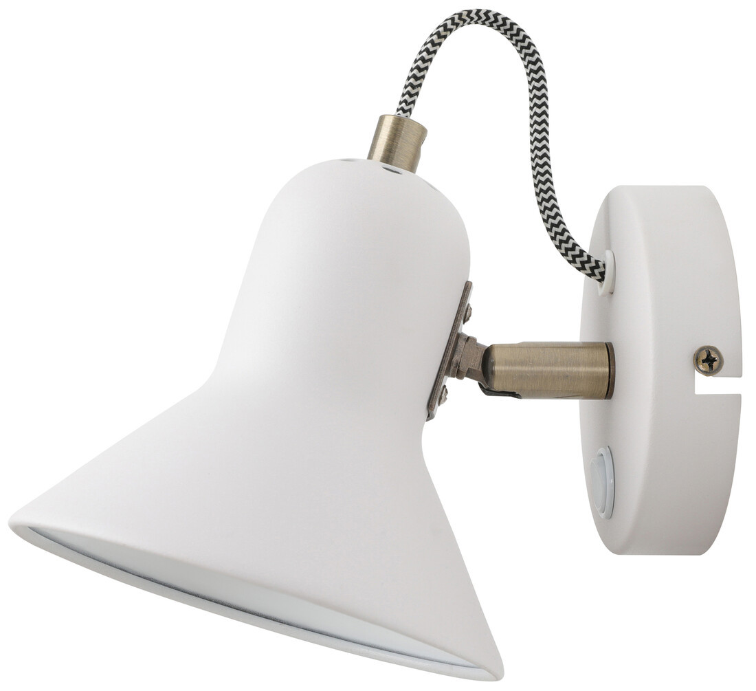 2070911-BL APLIQUE DE PARED BLANCO BOSTON E27 F-BR