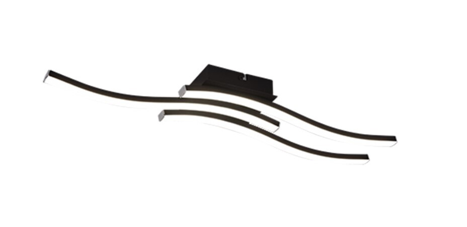 R62473432 PLAFON TECHO 3xSMD LED 5W IP20 3x600Lm 4000K NEGRO ROUTE TRIO