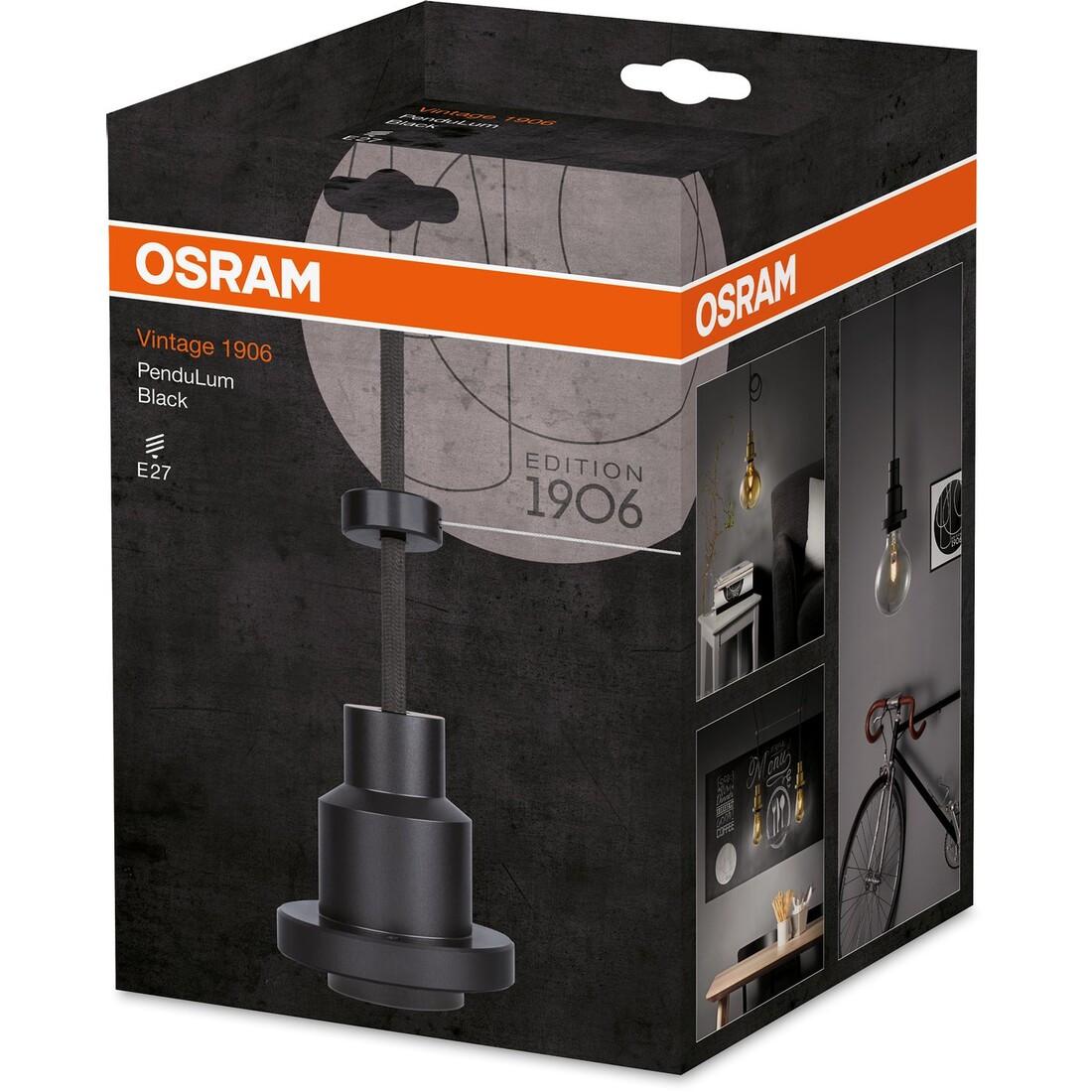 227996 LAMPARA SUSPENSION PENDULUM NEGRO OSRAM