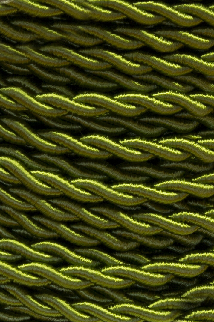 25 METROS CABLE TRENZADO SEDA 2x0,75 VERDE (18)
