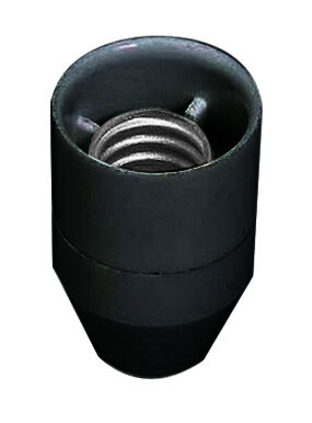 PORTALAMPARAS CONICO E14 NEGRO BAQUELITA