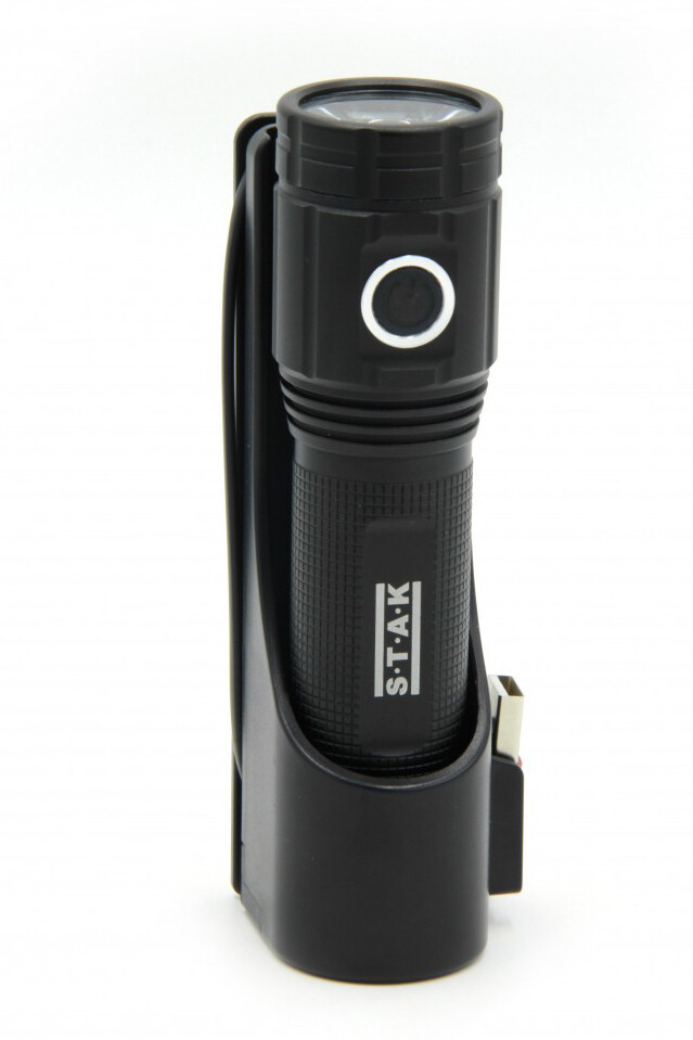 ST096 LINTERNA LED RECARGABLE CON BASE 20W 2000Lm VELAMP