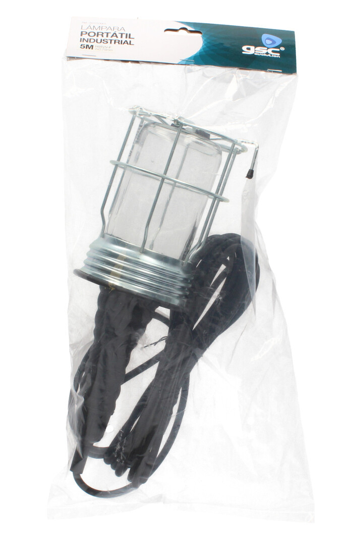 501010001 5m LAMPARA DE TRABAJO PORTATIL 60W CON REJILLA