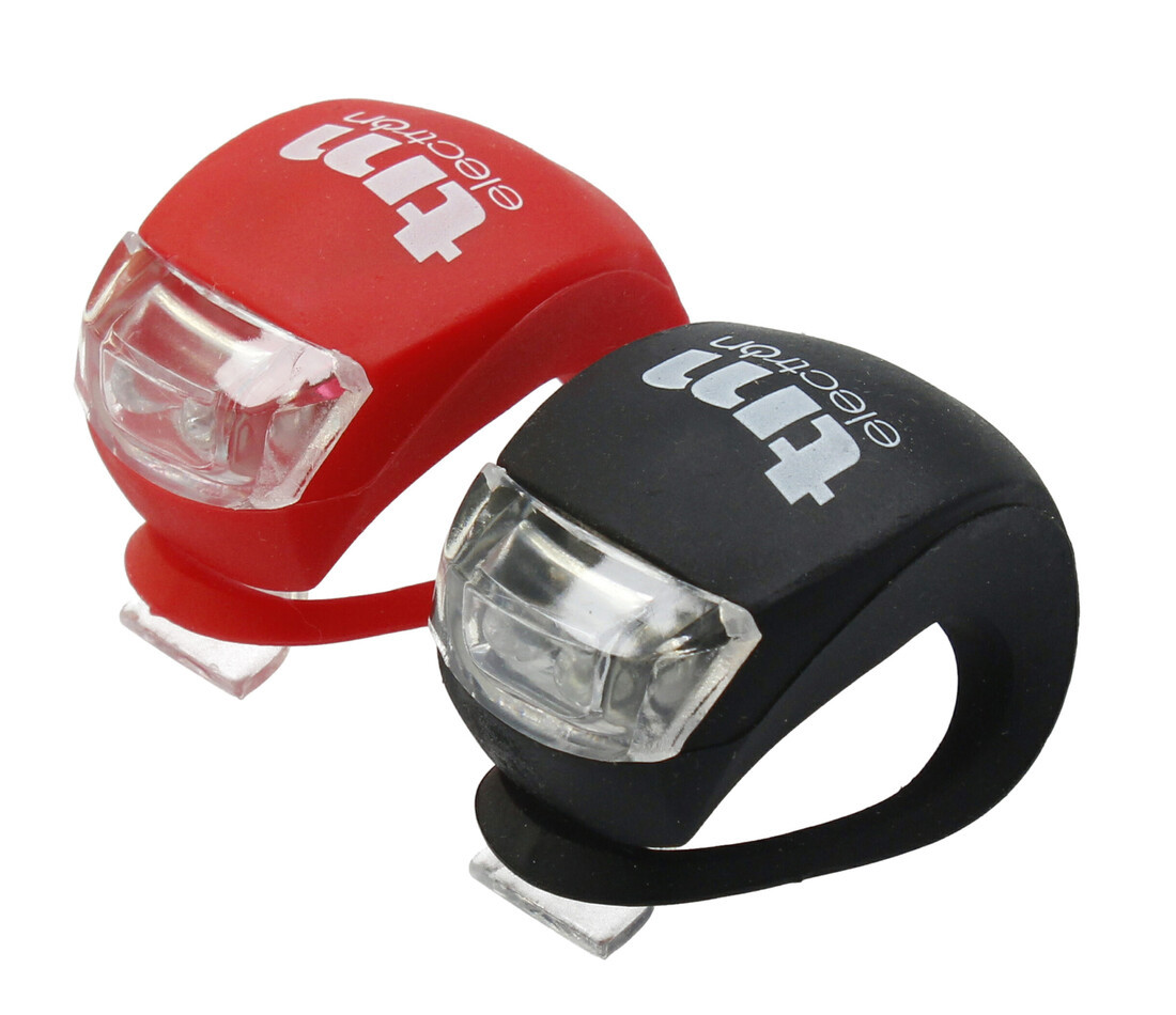 TMTOR003 2u LUZ LED BICICLETA FRONTAL + TRASERA TM ELECTRON